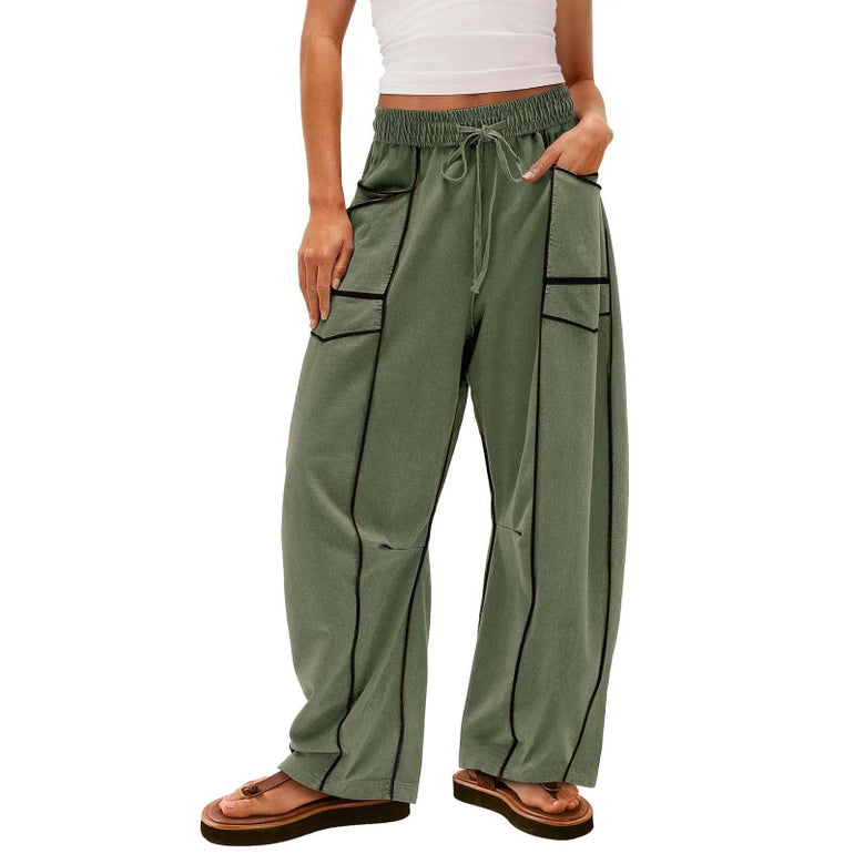 Pocket line Wide Leg Pants