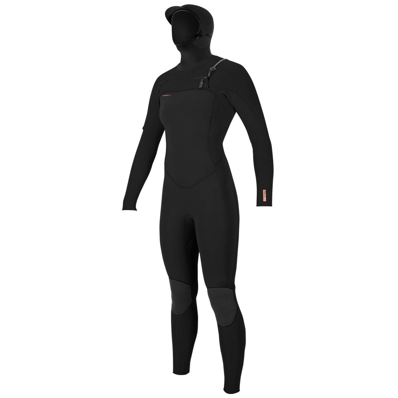 O'NEILL WOMEN'S HYPERFREAK 5/4MM+ CHEST ZIP W/HOOD
