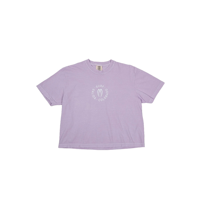 Women's Highest Elevation Surf Shop Crop T-Shirt